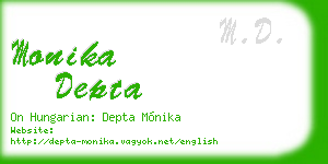 monika depta business card